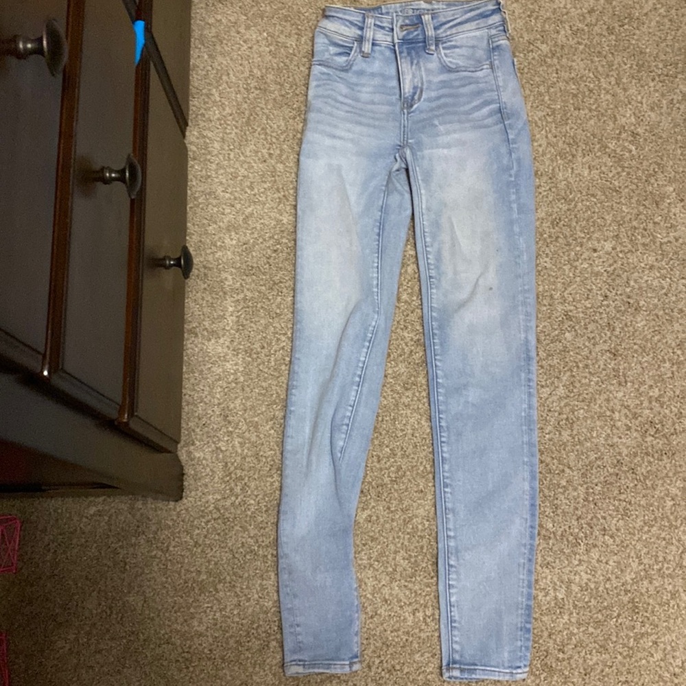 Super cute jeans from American Eagle size 000. Next level stretchy!